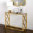 Wynnifred 42'' Glass Top Console Table-2112897769