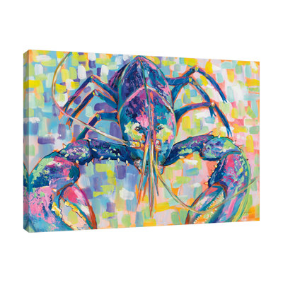 " Lilly Lobster II " by Jeanette Vertentes Painting Print