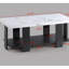 Ensemble de 3 tables basses et tables de bout en faux marbre pour un décor de salon élégant