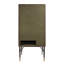 Armoire à vin en cuir et aluminium