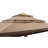 Sunjoy Polyester Replacement Canopy for 13 ft. x 13 ft. Gazebo, Polyester Fabric, Fit for Model LKJP2954, Brown