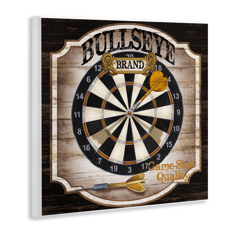 «Rustic Bullseye Darts Game», par Conrad Knutsen