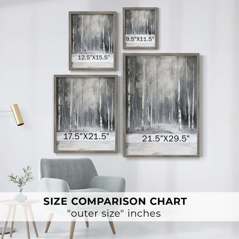 «LANDSCAPES Series XCV», reproduction encadrée - bois massif, H 21 po x l 17 po