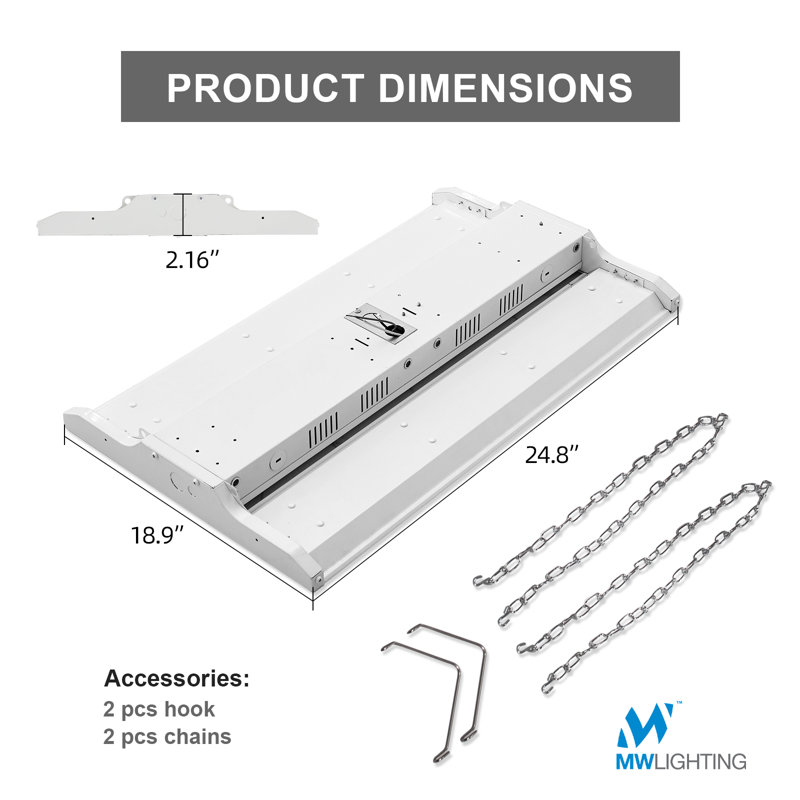 Luminaire de magasin DEL à grande hauteur, 4000 K