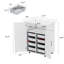 Armoire de rangement H 34 po x l 27 po avec tiroirs coulissants et roulettes verrouillables
