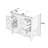 Sonaya 36 " W Freestanding Standard 1 Single Vanity Bathroom Vanity With Ceramic Top-968191522