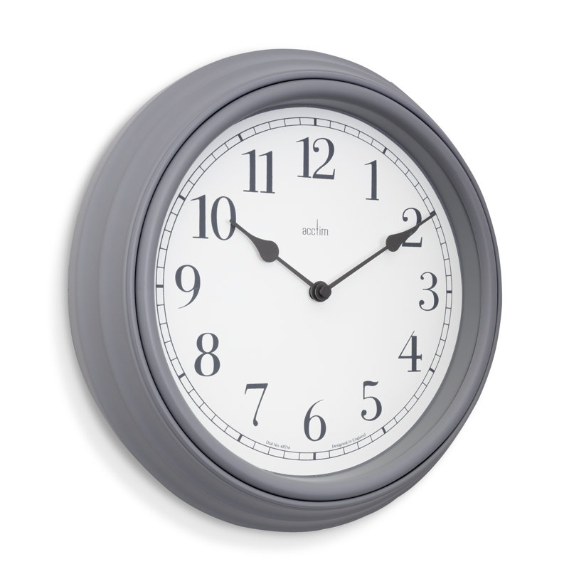 Acctim Devonshire Traditional Wall Clock, Pink