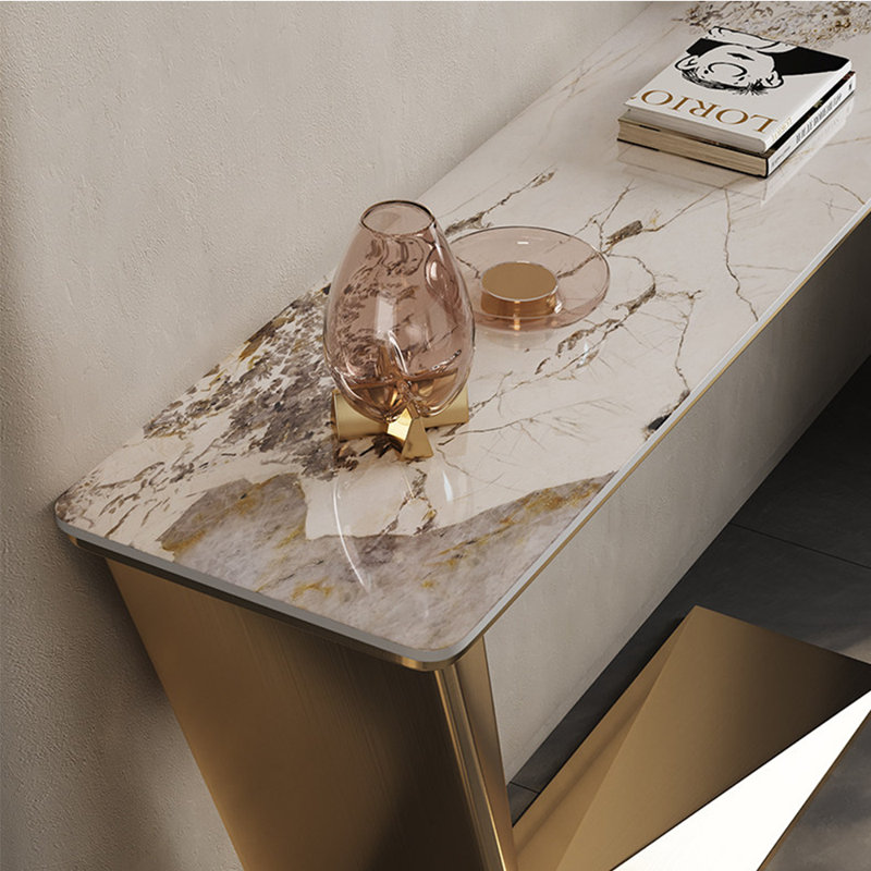 Console en métal de style italien., 33.4" H x 47.2" W x 13.7" D