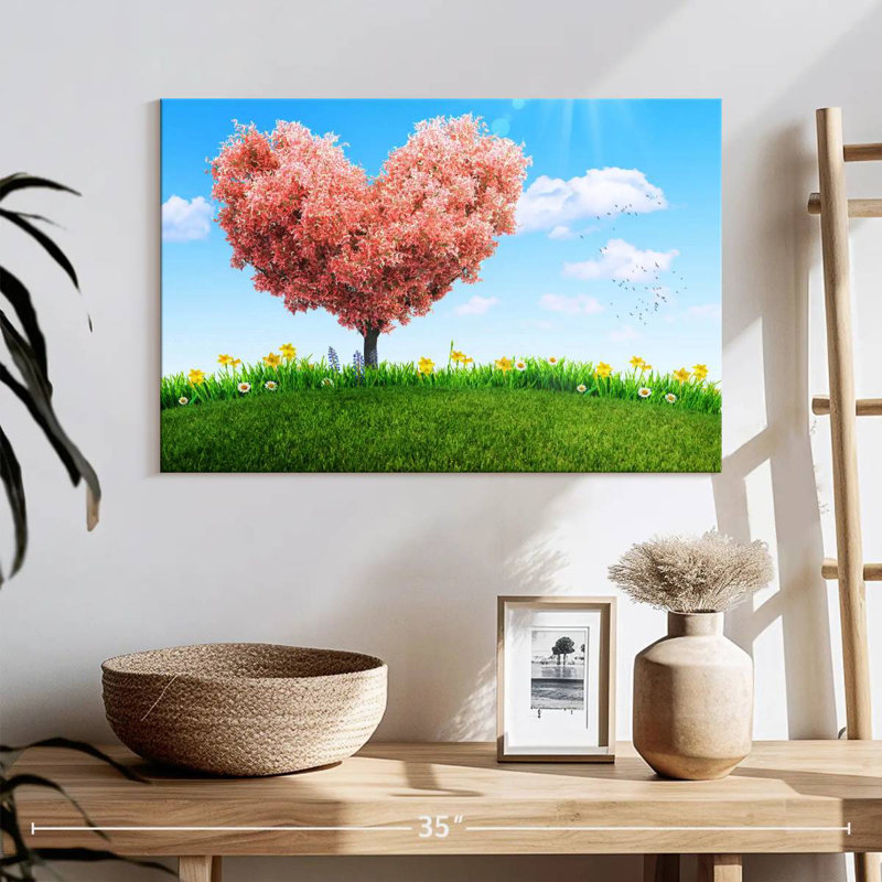 Hardie Spring Heart Tree, 16" H x 24" W