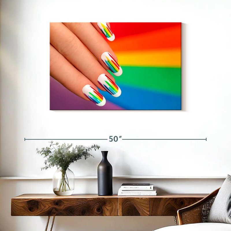 Shuttleworth Rainbow Nails, 24" H x 36" W