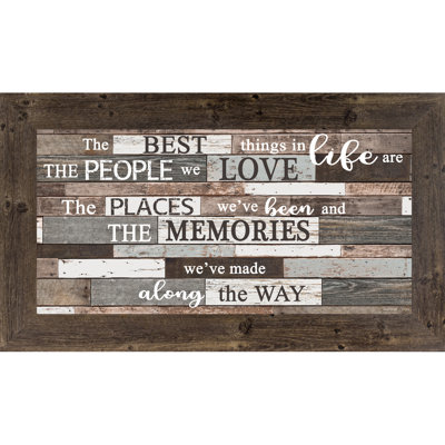 Family/Home " The Best Things "