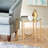 Oxendine Glass Top End Table-783659842