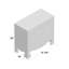 Elegant 31.9'' Wide Nightstand – Durable Clean-Lined Wood Frame Chest Perfect for Bedroom or Office-2094052539