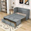 Lit escamotable double en bois avec conception peu encombrante-503467368-503467369