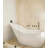 Vast Studio 67.3" x 29.7" Freestanding Soaking Cement Bathtub, Non-Slip Bottom Design Deep Soaking Tub for Bathroom-97549048