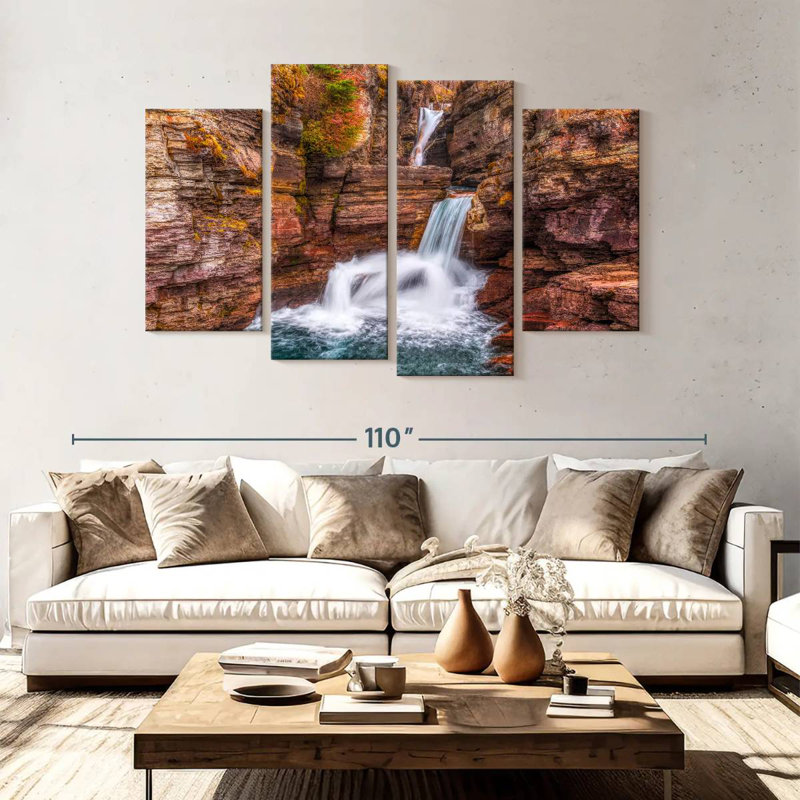 Alvord Saint Mary Falls, H 54 po x l 84 po