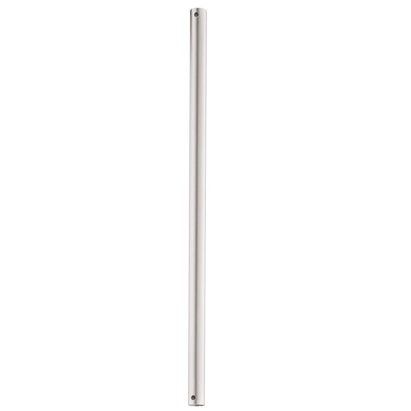 Tiges verticales de ventilateur de plafond, Nickel brossé, H 24 po x l 0,75 po x P 0,75 po
