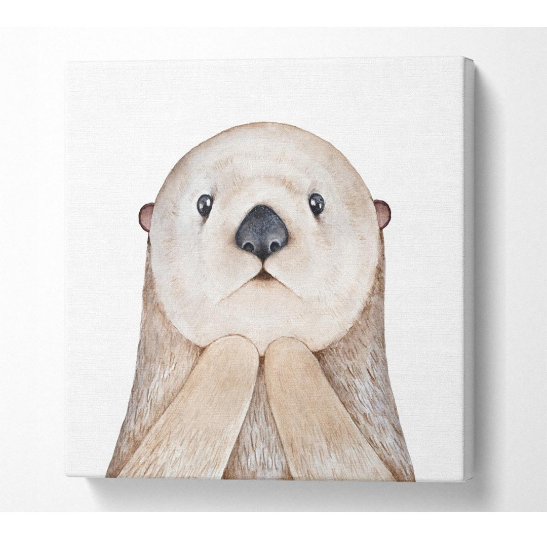 Otter Day What - Kunstdrucke auf Leinwand