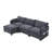 103” Comfy Cloud Couch Sectional Sofa With Storage-1334914417