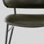 Finn, chaise d'appoint en cuir PU, vert