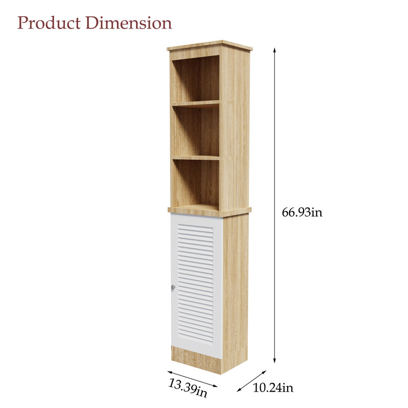 Garney Linen Cabinet, Oak