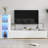 Space Storage Units With Glass Shelves And Aluminum Lighting For Living Room Cabinets Lamp - Enhance Home Decor In Bedroom