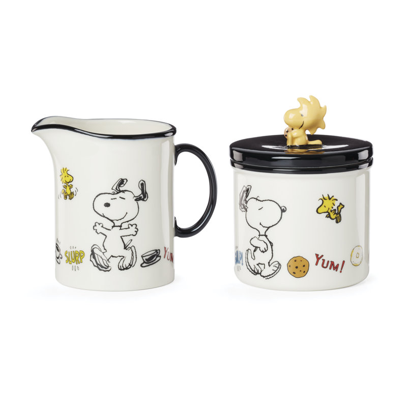  Ensemble 2 pièces Chef Snoopy Sugar & Creamer