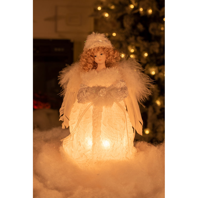 9'' Fabric Lighted Tree Topper