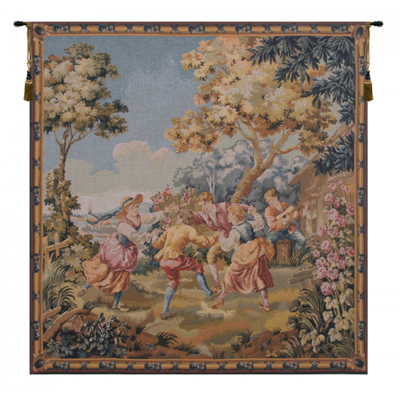 Loom Woven Cotton Blend Wall Hanging, 74" H x 76" W x 0.15" D