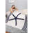 Starfish Pattern Luxury Soft Throw Blanket - NAVY