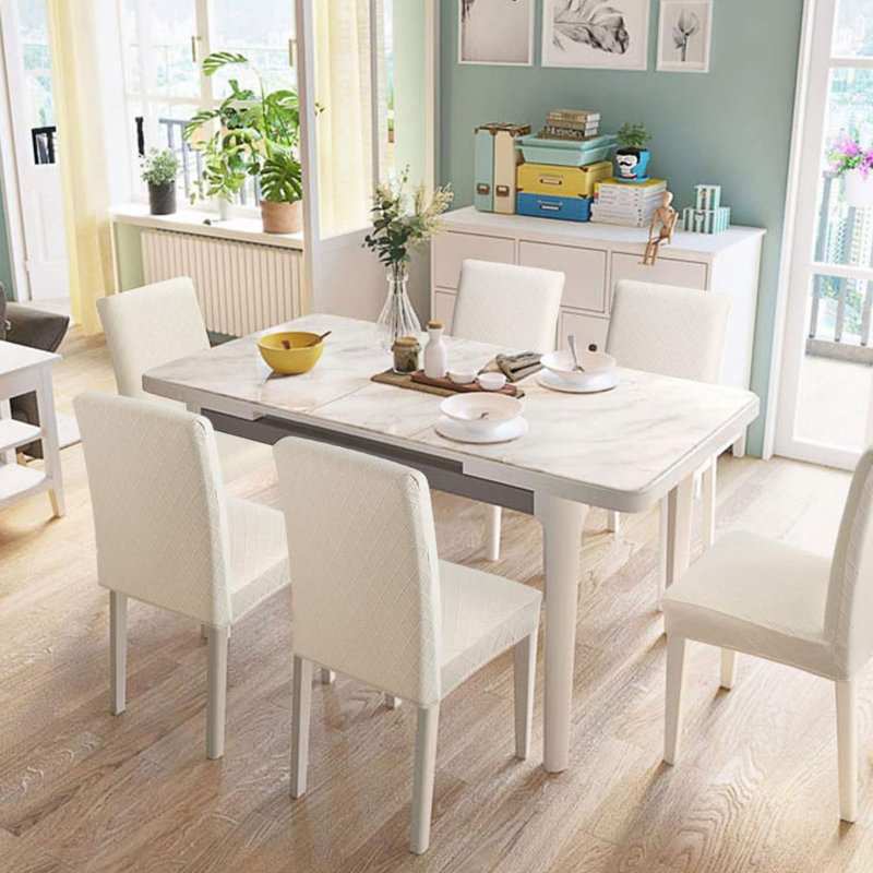 Polyester Box Cushion Dining Chair Slipcover