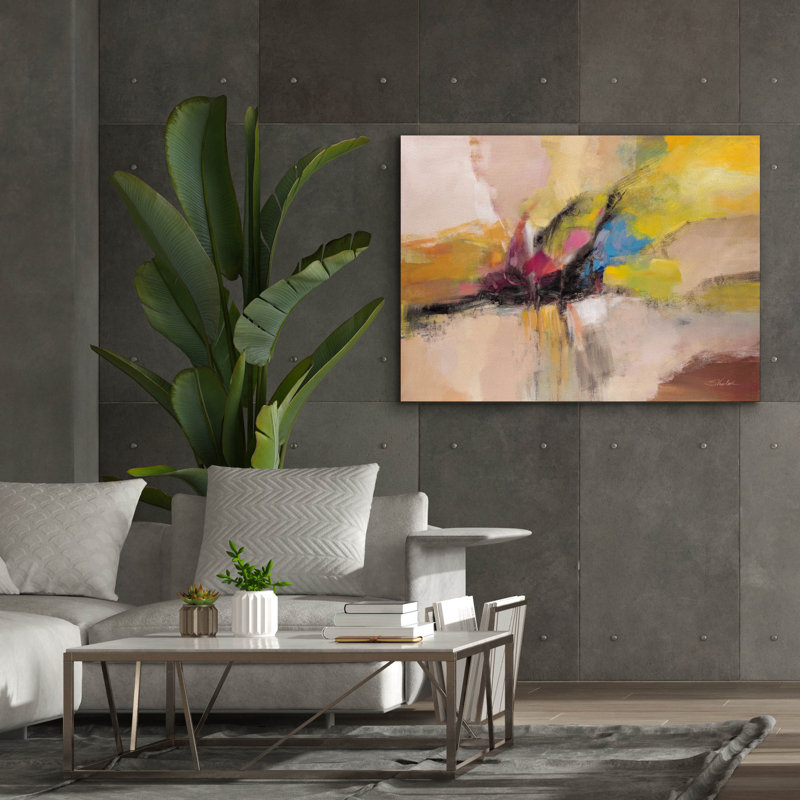  «April Skylight» par Silvia Vassileva, art mural sur toile, 54 po x 40 po