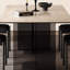 Retro Minimalist Acrylic Legs Rock Slab Table-105839597