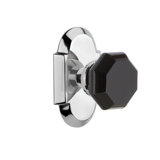 Cottage Plate with Waldorf Black Door Knob