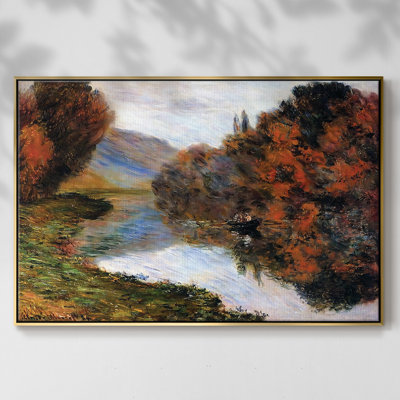 Chaloupe sur la seine à Jeufosse, 1884