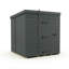 Total Sheds 6ft x 7ft Composite Pent Garden Shed - Single Door - No Windows - EPDM Rubber Roof - UK Manufactured