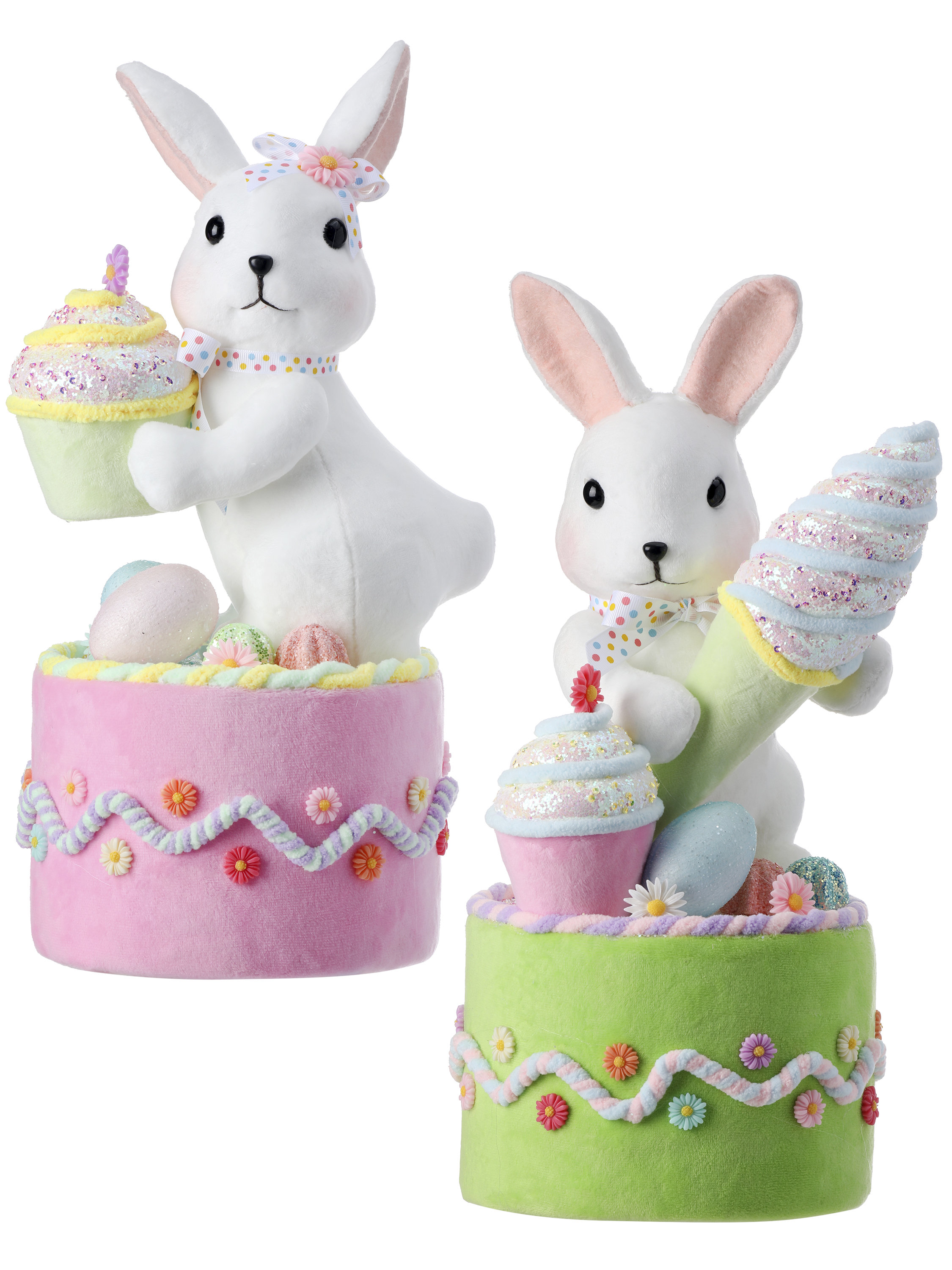 The Holiday Aisle® Styrofoam Confection Bunny On Cake 16 2