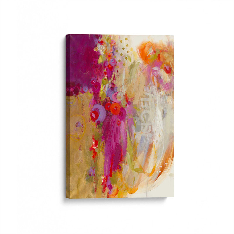Reproduction d'art sur toile, "From What I Gather" par Janet Itsne, Reproduction sur toile tendue sans passe-partout