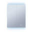 Armoire à pharmacie à miroir à DEL à fixation en surface 24 po x H 30 po Corsica-124390377