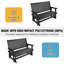 Banc oscillant 3 places en poly Lumber-431693601