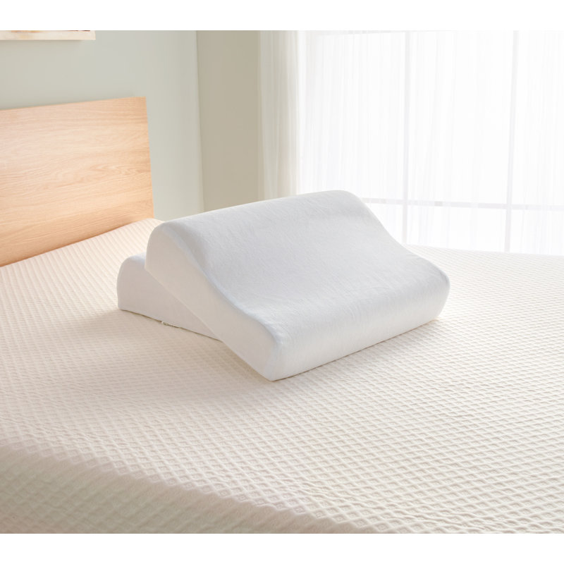 White Contour Hypoallergenic Memory Foam Pillow