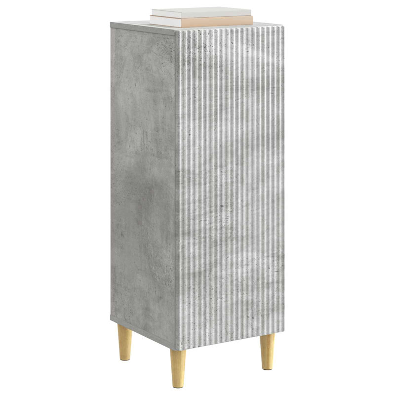 33cm Sideboard, Concrete Grey