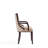 Fifth Avenue Traditional Vegan Leather and Velvet Upholstered Beech Wood Dining Arm Chair in Tan-1122916423