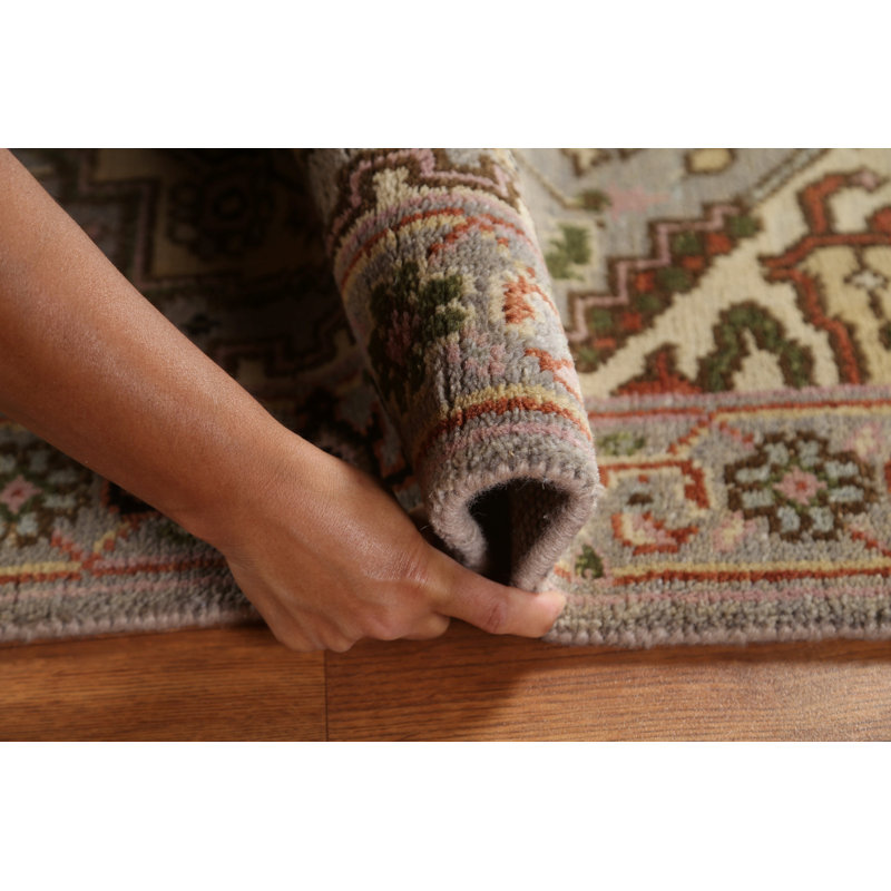 Tapis de couloir géométrique Heriz Serapi 3X8