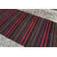 Kilim, tapis noir Anatolian, tapis Boho, tapis rétro, tapis de couloir, tapis turcs, tapis en laine
