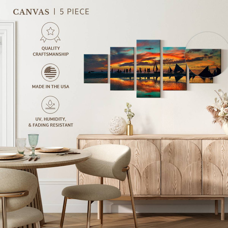 Boracay Azaline Sunset, 42" H x 92" W