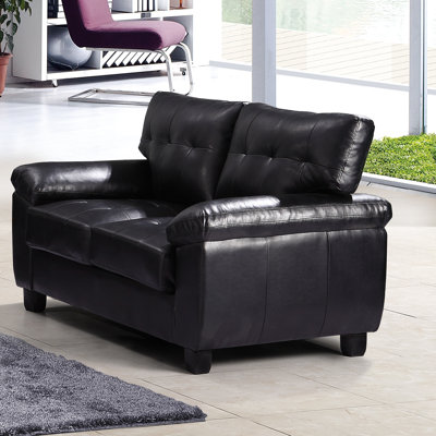 Benton 57'' Faux Leather Loveseat
