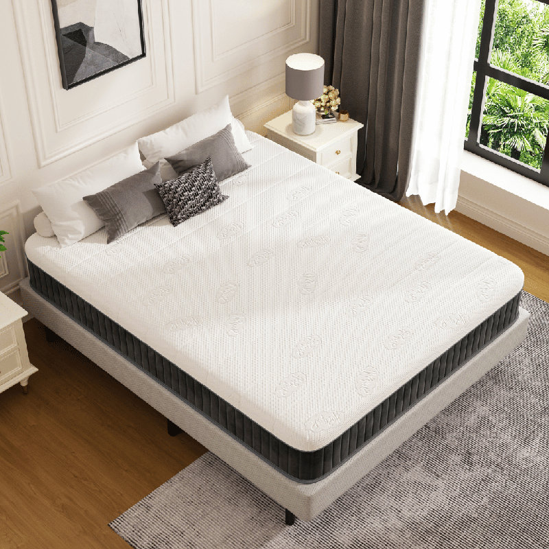Medium Hybrid  Mattress With Pressure Relief, Full, 10