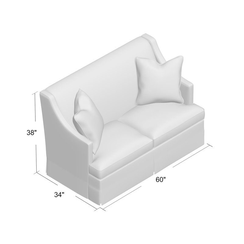 Cardiff Loveseat, Adley Navy