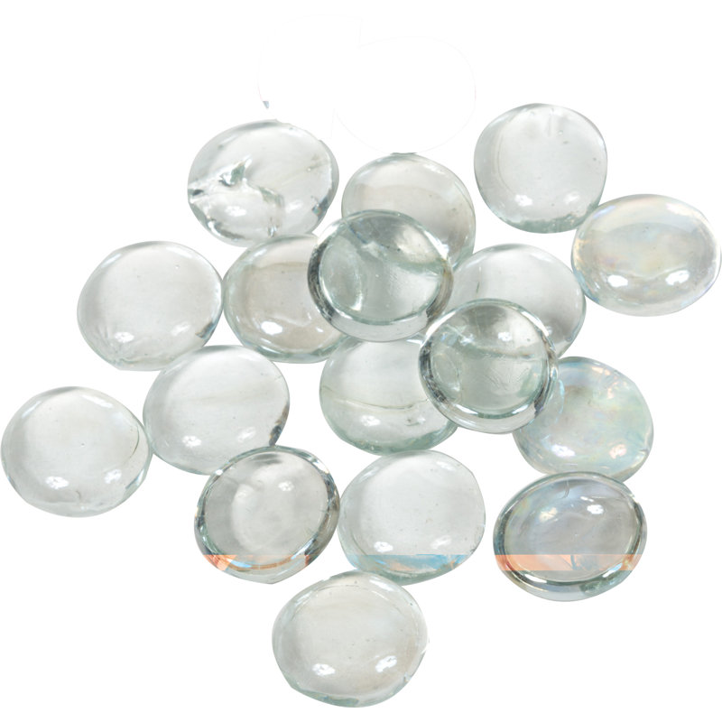 10 lb Verre feu Dagan, Transparent irisé